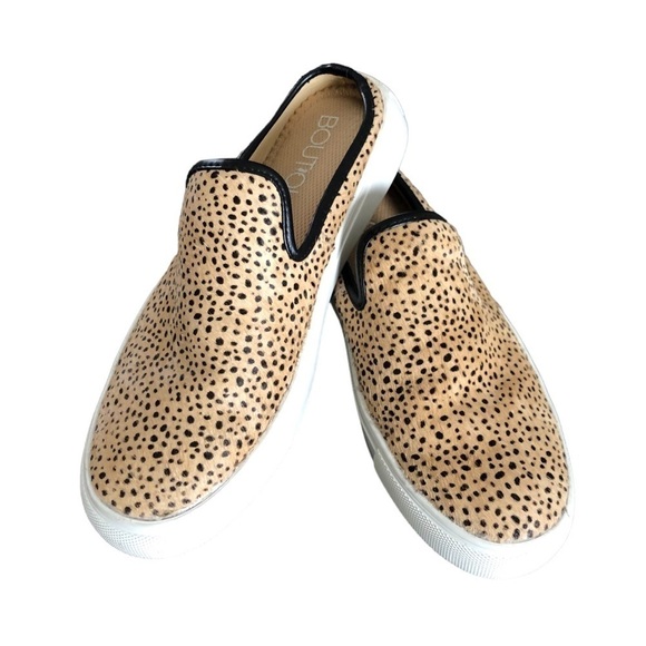 Corkys Abbot Leopard Animal Print Sneaker Mules Sz. 9 Cowhair  Slip On Round Toe - Picture 1 of 6